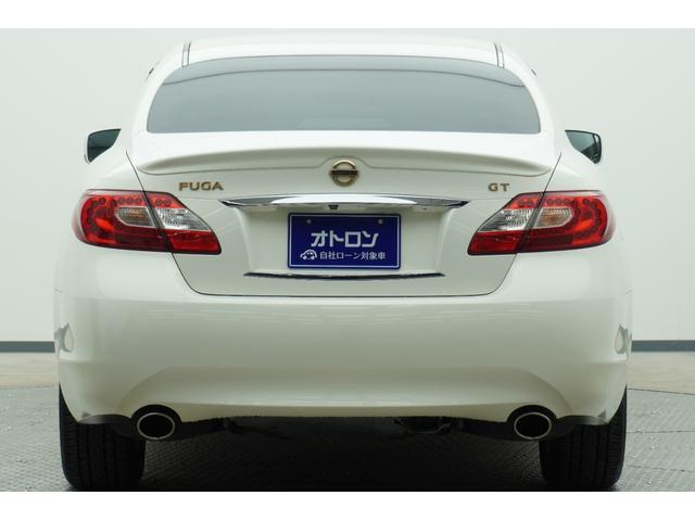 フーガ ２５０ＧＴ　ＥＴＣ　オートクルーズコントロール　バックカメラ　ナビ　アルミホイール　ＡＴ　スマートキー　電動格納ミラー　ＣＤ　ミュージックプレイヤー接続可　ＥＳＣ　エアコン　パワーステアリング　パワーウィンドウ（5枚目）