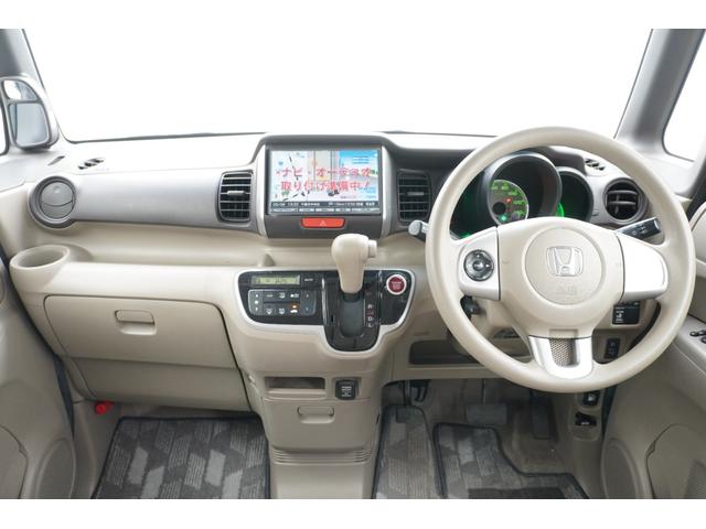 N-BOX G・Lパッケージ ETC バックカメラ 両側スライド・片側電動 ナビ スマートキー アイドリングストップ 電動格納ミラー ベンチシート CVT 盗難防止システム ABS ESC アルミホイール 衝突安全ボディ エアコン(9枚目)