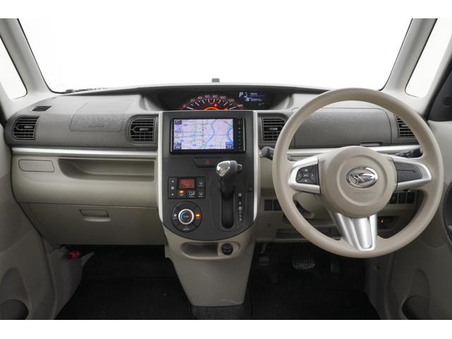 タント Ｘ　ＳＡ　４ＷＤ　ＥＴＣ　バックカメラ　両側電動スライドドア　ナビ　ＴＶ　衝突被害軽減システム　スマートキー　アイドリングストップ　電動格納ミラー　ベンチシート　ＣＶＴ　盗難防止システム　ＡＢＳ　ＥＳＣ　ＣＤ（9枚目）