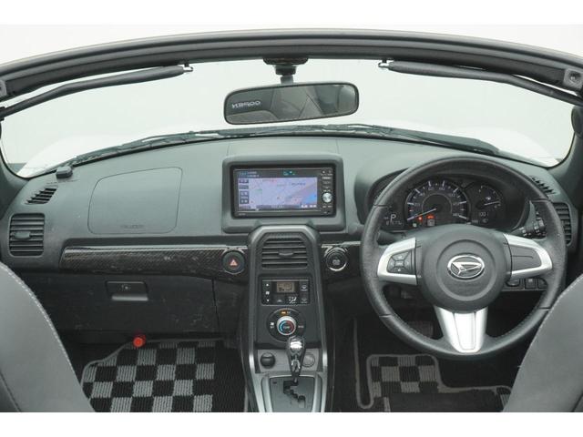 コペン ローブ ETC ナビ TV LEDヘッドランプ スマートキー アイドリングストップ シートヒーター CVT 盗難防止システム ABS ESC CD USB ミュージックプレイヤー接続可 Bluetooth(9枚目)