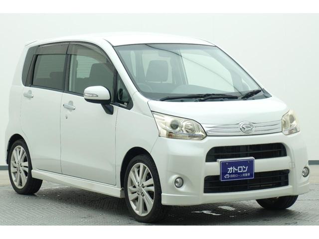 ムーヴ カスタム RS バックカメラ TV HID LEDヘッドランプ スマートキー 電動格納ミラー ベンチシート ターボ CVT 盗難防止システム ABS CD DVD再生 ミュージックプレイヤー接続可 アルミホイール(3枚目)