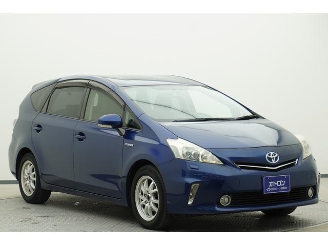 プリウスアルファ S ハイブリッド ドライブレコーダー ETC バックカメラ ナビ TV スマートキー 電動格納ミラー CVT 盗難防止システム 衝突安全ボディ アルミホイール CD USB ミュージックプレイヤー接続可(2枚目)