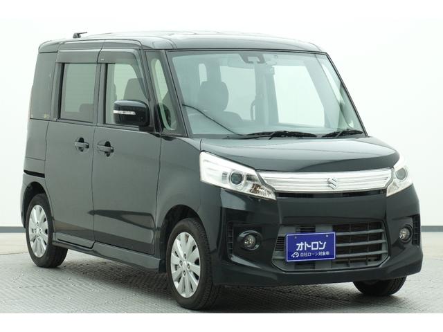 スペーシアカスタム XS ドライブレコーダー ETC 両側スライド・片側電動 ナビ TV 衝突被害軽減システム オートライト HID スマートキー アイドリングストップ ベンチシート CVT 盗難防止システム ABS CD(3枚目)