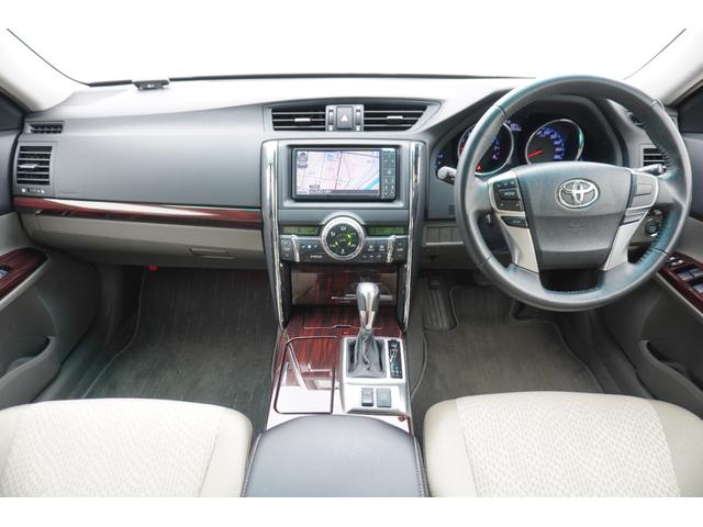 マークX 250G リラックスセレクション バックカメラ ナビ アルミホイール HID AT スマートキー 盗難防止システム パワーシート ミュージックプレイヤー接続可 衝突安全ボディ ABS ESC エアコン パワーステアリング(9枚目)