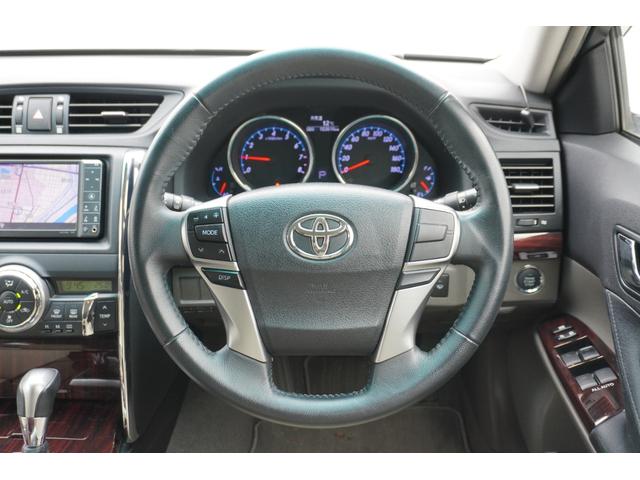 マークX 250G リラックスセレクション バックカメラ ナビ アルミホイール HID AT スマートキー 盗難防止システム パワーシート ミュージックプレイヤー接続可 衝突安全ボディ ABS ESC エアコン パワーステアリング(10枚目)