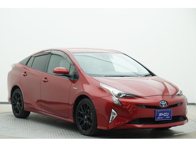 プリウス Ａツーリングセレクション　ドライブレコーダー　クリアランスソナー　レーンアシスト　オートクルーズコントロール　衝突被害軽減システム　バックカメラ　ナビ　ＴＶ　アルミホイール　オートライト　ＬＥＤヘッドランプ　ＣＶＴ（3枚目）