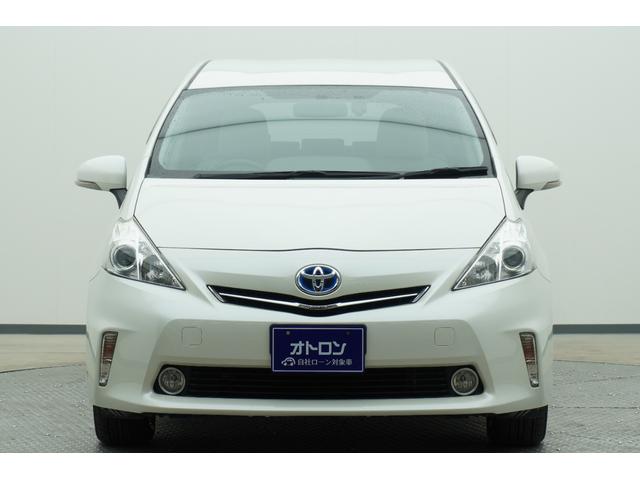 プリウスアルファ Ｓ　ＥＴＣ　バックカメラ　ナビ　ＴＶ　アルミホイール　オートライト　スマートキー　電動格納ミラー　３列シート　ＣＶＴ　盗難防止システム　衝突安全ボディ　ＡＢＳ　ＣＤ　ＤＶＤ再生　Ｂｌｕｅｔｏｏｔｈ（2枚目）