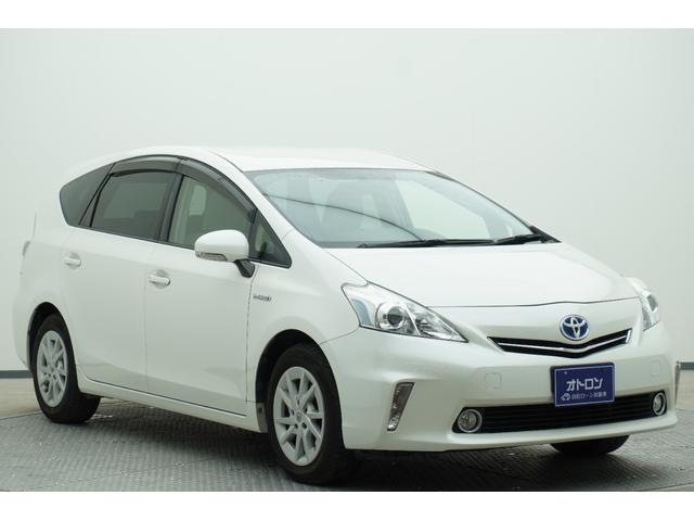 プリウスアルファ Ｓ　ＥＴＣ　バックカメラ　ナビ　ＴＶ　アルミホイール　オートライト　スマートキー　電動格納ミラー　３列シート　ＣＶＴ　盗難防止システム　衝突安全ボディ　ＡＢＳ　ＣＤ　ＤＶＤ再生　Ｂｌｕｅｔｏｏｔｈ（3枚目）