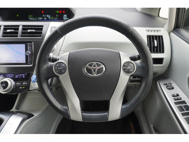 プリウスアルファ Ｓ　ＥＴＣ　バックカメラ　ナビ　ＴＶ　アルミホイール　オートライト　スマートキー　電動格納ミラー　３列シート　ＣＶＴ　盗難防止システム　衝突安全ボディ　ＡＢＳ　ＣＤ　ＤＶＤ再生　Ｂｌｕｅｔｏｏｔｈ（11枚目）