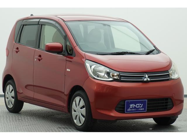 eKワゴン M ナビ キーレスエントリー アイドリングストップ ベンチシート CVT ABS CD DVD再生 USB ミュージックプレイヤー接続可 Bluetooth 衝突安全ボディ エアコン パワーステアリング(3枚目)