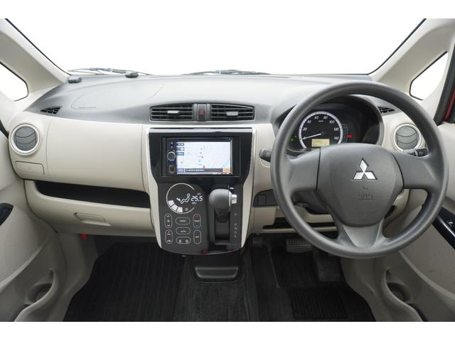 eKワゴン M ナビ キーレスエントリー アイドリングストップ ベンチシート CVT ABS CD DVD再生 USB ミュージックプレイヤー接続可 Bluetooth 衝突安全ボディ エアコン パワーステアリング(9枚目)