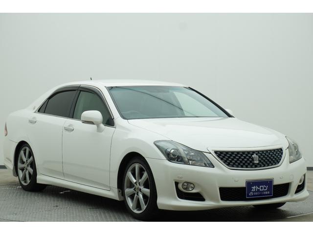 クラウン ３．５アスリート　ＥＴＣ　クリアランスソナー　オートクルーズコントロール　バックカメラ　ナビ　アルミホイール　ＨＩＤ　ＡＴ　スマートキー　盗難防止システム　パワーシート　ＣＤ　ＭＤ　ミュージックプレイヤー接続可（3枚目）