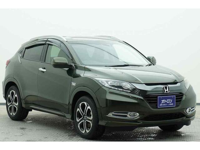 ヴェゼル ハイブリッドＺ　ＥＴＣ　バックカメラ　オートクルーズコントロール　衝突被害軽減システム　ナビ　ＴＶ　ＬＥＤヘッドランプ　アルミホイール　スマートキー　アイドリングストップ　シートヒーター　ＡＴ　盗難防止システム（3枚目）