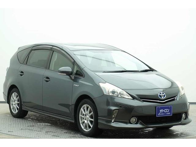 プリウスアルファ Ｓ　ＥＴＣ　バックカメラ　ナビ　ＴＶ　アルミホイール　スマートキー　ＣＶＴ　盗難防止システム　衝突安全ボディ　ＡＢＳ　ＣＤ　Ｂｌｕｅｔｏｏｔｈ　エアコン　パワーステアリング　パワーウィンドウ（3枚目）