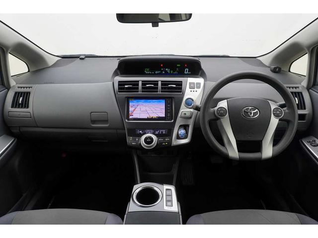 プリウスアルファ Ｓ　ＥＴＣ　バックカメラ　ナビ　ＴＶ　アルミホイール　スマートキー　ＣＶＴ　盗難防止システム　衝突安全ボディ　ＡＢＳ　ＣＤ　Ｂｌｕｅｔｏｏｔｈ　エアコン　パワーステアリング　パワーウィンドウ（9枚目）