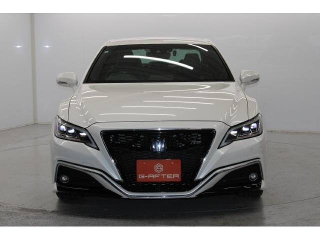 クラウンハイブリッド RSアドバンス OP黒革シート 純正ナビ バックモニター ベンチレーション シートヒーター レーダークルーズコントロール ブラインドスポットモニター オートブレーキホールド オートマチックハイビーム ETC(7枚目)