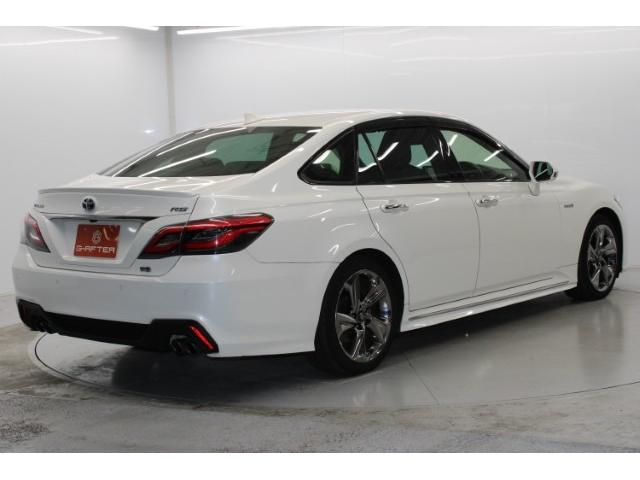 クラウンハイブリッド RSアドバンス OP黒革シート 純正ナビ バックモニター ベンチレーション シートヒーター レーダークルーズコントロール ブラインドスポットモニター オートブレーキホールド オートマチックハイビーム ETC(10枚目)