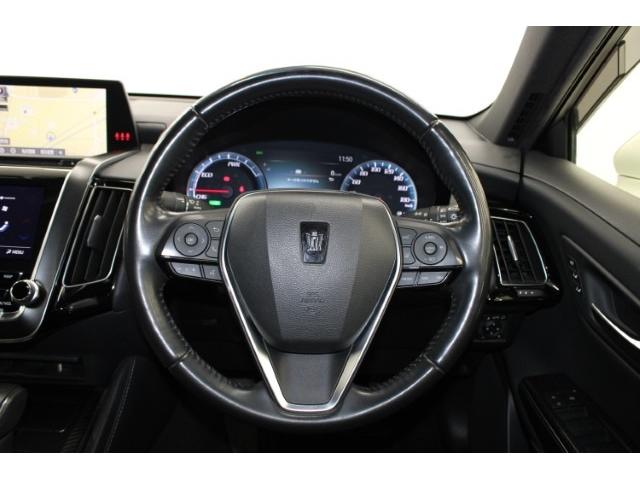 クラウンハイブリッド RSアドバンス OP黒革シート 純正ナビ バックモニター ベンチレーション シートヒーター レーダークルーズコントロール ブラインドスポットモニター オートブレーキホールド オートマチックハイビーム ETC(54枚目)