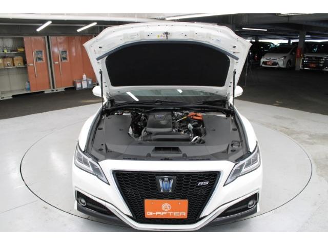 クラウンハイブリッド RSアドバンス OP黒革シート 純正ナビ バックモニター ベンチレーション シートヒーター レーダークルーズコントロール ブラインドスポットモニター オートブレーキホールド オートマチックハイビーム ETC(74枚目)