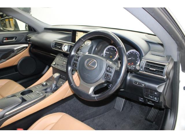 RC RC200t バージョンL 禁煙車 メーカー10.3型ナビ フルセグ バックカメラ 茶革シート BSM レーダークルーズ 衝突軽減ブレーキ シートエアコン レーンアシスト クリアランスナー 3眼LEDヘッドライト ETC2.0(25枚目)