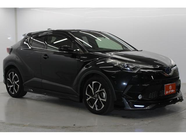 Ｃ－ＨＲ Ｇ　禁煙車　モデリスタフルエアロ　ＬＥＤヘッドランプ　バックカメラ　ＢＳＭ　衝突軽減　黒革シート　フルセグ　シートヒーター　クリアランスソナー　純正アルミホイール　レーンアシスト　ＥＴＣ　オートライト（4枚目）