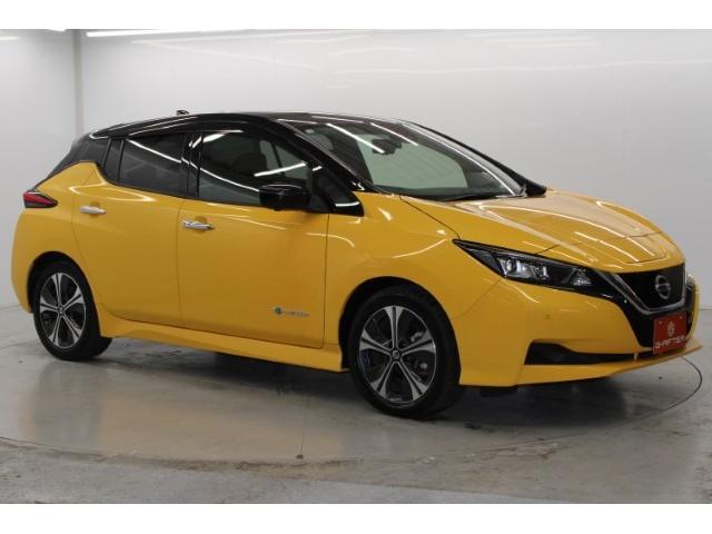 リーフ Ｘ　Ｖセレクション　禁煙車　ツートーンルーフ　純正ナビ　フルセグ　全周囲カメラ　プロパイロット　レーダークルーズ　シートヒーター　ＬＥＤヘッド　ｅ－ｐｅｄａｌ　純正１７インチＡＷ　クリアランスソナー　ＥＴＣ２．０（8枚目）