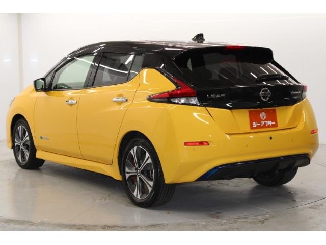 リーフ Ｘ　Ｖセレクション　禁煙車　ツートーンルーフ　純正ナビ　フルセグ　全周囲カメラ　プロパイロット　レーダークルーズ　シートヒーター　ＬＥＤヘッド　ｅ－ｐｅｄａｌ　純正１７インチＡＷ　クリアランスソナー　ＥＴＣ２．０（12枚目）