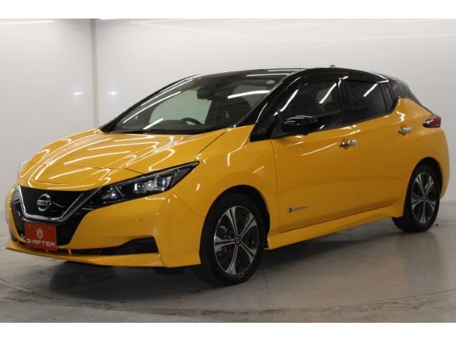 リーフ Ｘ　Ｖセレクション　禁煙車　ツートーンルーフ　純正ナビ　フルセグ　全周囲カメラ　プロパイロット　レーダークルーズ　シートヒーター　ＬＥＤヘッド　ｅ－ｐｅｄａｌ　純正１７インチＡＷ　クリアランスソナー　ＥＴＣ２．０（14枚目）