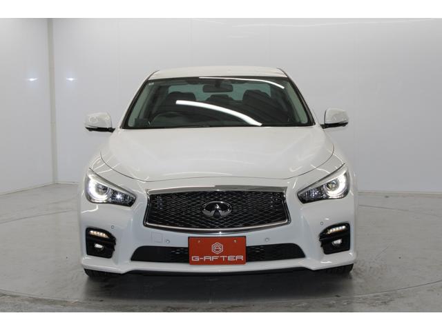 スカイライン 350GT ハイブリッド タイプSP 禁煙車 純正8インチナビ フルセグ 全周囲カメラ プロパイロット レーダークルーズ 障害物センサー 黒革シート 電動シート シートヒーター 純正19インチAW 電動チルトステアリング LED ETC(4枚目)