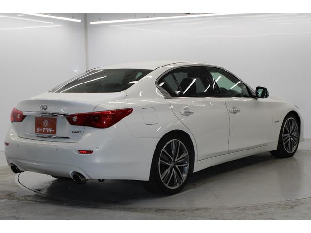 スカイライン 350GT ハイブリッド タイプSP 禁煙車 純正8インチナビ フルセグ 全周囲カメラ プロパイロット レーダークルーズ 障害物センサー 黒革シート 電動シート シートヒーター 純正19インチAW 電動チルトステアリング LED ETC(7枚目)