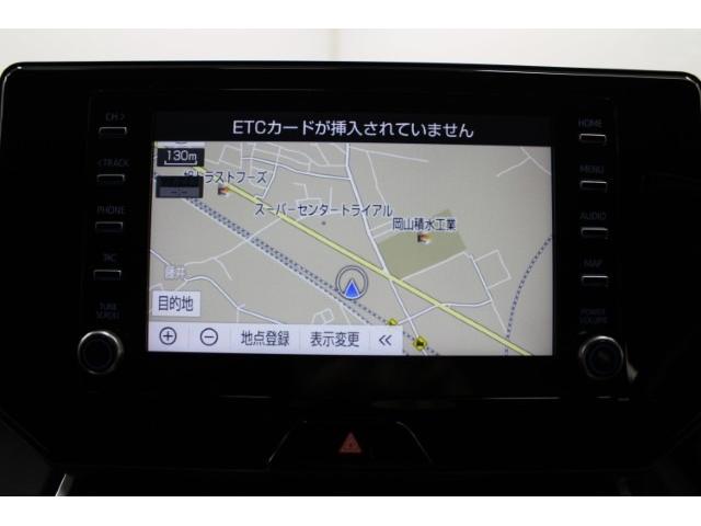 ハリアー G 禁煙車 ワンオーナー モデリスタフルエアロ 純正8インチOA バックカメラ フルセグ 純正デジタルインナーミラー 半革 ブラインドスポットモニター ビルドインETC LED(4枚目)