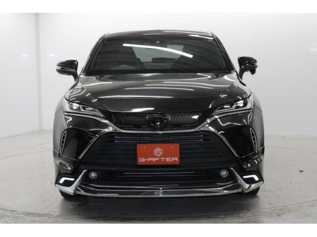 ハリアー G 禁煙車 ワンオーナー モデリスタフルエアロ 純正8インチOA バックカメラ フルセグ 純正デジタルインナーミラー 半革 ブラインドスポットモニター ビルドインETC LED(7枚目)