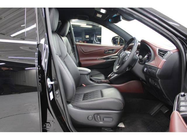 ハリアー プレミアム 後期 禁煙 純正9インチナビ フルセグ バックカメラ 電動Rゲート トヨタセーフティセンス レーダークルーズコントロール ハーフレザーシート オートホールド LEDヘッドライト ビルトインETC2.0(10枚目)