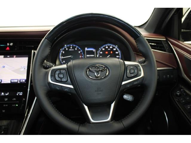 ハリアー プレミアム 後期 禁煙 純正9インチナビ フルセグ バックカメラ 電動Rゲート トヨタセーフティセンス レーダークルーズコントロール ハーフレザーシート オートホールド LEDヘッドライト ビルトインETC2.0(55枚目)