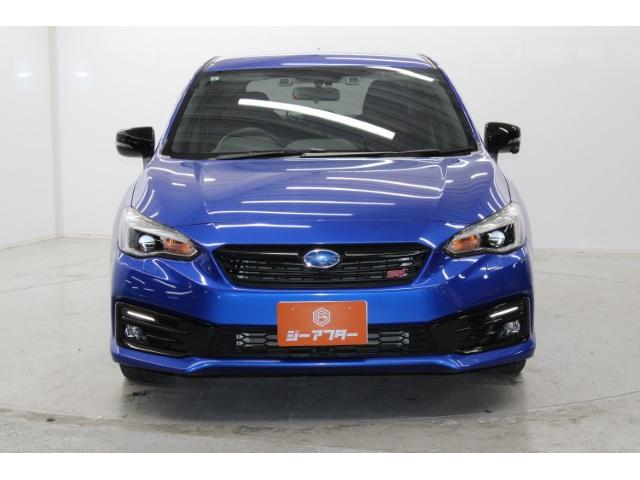 インプレッサスポーツ ＳＴＩスポーツ　後期　禁煙車　ＡＬＰＩＮＥナビ　フルセグ　フロントサイドバックカメラ　アイサイトセーフティプラス　ＢＳＭ　レーダークルーズ　レーンアシスト　パワーシート　アダプティブヘッドライト　純正１８インチＡＷ（3枚目）