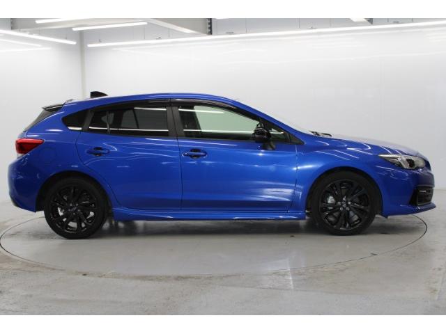 インプレッサスポーツ ＳＴＩスポーツ　後期　禁煙車　ＡＬＰＩＮＥナビ　フルセグ　フロントサイドバックカメラ　アイサイトセーフティプラス　ＢＳＭ　レーダークルーズ　レーンアシスト　パワーシート　アダプティブヘッドライト　純正１８インチＡＷ（5枚目）