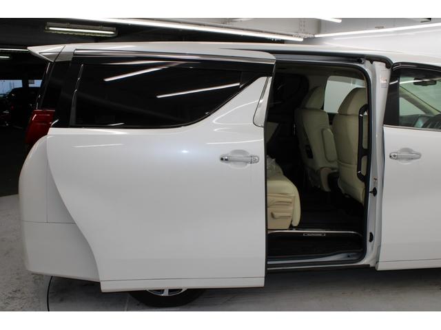 アルファード 2.5G 禁煙車 サンルーフ 純正12.1型後席モニター 純正10型ナビ バックカメラ フルセグ クリアランスソナー 両側電動スライドドア ベージュ内装 パワーシート オットマン ETC 純正17インチAW(37枚目)