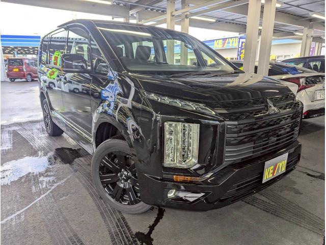 デリカD:5 ブラックエディション4WD■登録済未使用車【特別仕様車・禁煙 ・7人・ディーゼルターボ・両電動スライド・電動オートステップ・BSM・全方位カメラ・電動レザーシートヒーター・電動リアゲート・追従クルコン】純正18AW/LED/ステアヒーター/100V電源/保証書(16枚目)