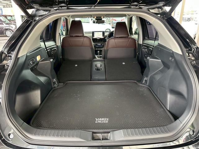 ヤリスクロス ハイブリッドZ 4WD■モデリスタフルエアロ【純正8型ナビ・ 全方位カメラ・禁煙・衝突軽減・100V電源・ヒーター付き電動レザー・ステアヒーター・HUD・追従クルコン・電動リアゲート】車線逸脱警報/ETC2.0/純正18AW/ミラーヒーター/ラゲッジマット/(34枚目)