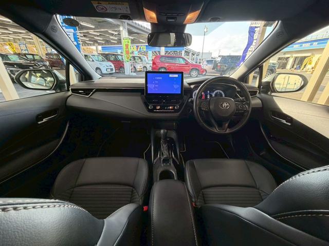 カローラツーリング ハイブリッドダブルバイビー４ＷＤ■鳥取仕入【禁煙・１オーナー　・１０．５型ナビ・衝突軽減・ＥＴＣ２．０・追従クルコン・ハーフレザー・ＢＳＭ】車線逸脱警報／ＢＴ／フルセグＴＶ／Ｂカメラ／ＬＥＤオートハイビーム／フォグ／ソナー／ブレーキホールド／純正１７ＡＷ／保証書（6枚目）