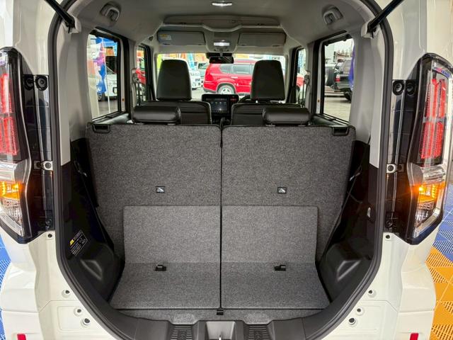 スペーシアカスタム ハイブリッドXSターボ4WD■届出済未使用【純正9型SDナビ ・衝突軽減・両電動スライド・全方位・禁煙・HUD・ステアリングヒーター・追従クルコン・ヒーター付ハーフレザー】車線逸脱警報/フルセグTV/リアサーキュレーター/ミラーヒーター/純正15AW/保証書(43枚目)