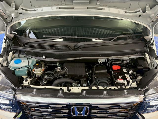 N-BOXカスタム ターボ 4WD■届出済未使用【純正8型ナビ・フルセグ・BT ・バックカメラ】純正15インチアルミ/LEDオートライト/ハーフレザーシートヒーター/ソナー/衝突軽減ブレーキ/レーンアシスト/追従クルコン/パドルシフト/両パワスラ/ドアミラーヒーター/6AB(59枚目)