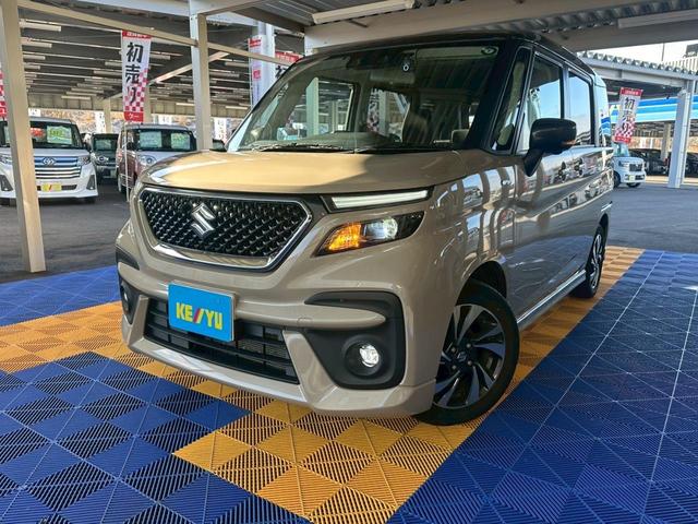 ソリオバンディット ハイブリッドＭＶ　４ＷＤ■北海道仕入【純正９インチナビ・禁煙　車・衝突軽減・全方位カメラ・ＢＴ・前後ドラレコ・両側電動スライドドア】ＥＴＣ／ＨＵＤ／ＬＥＤ／ドアミラーヒーター／シートヒーター／コーナーセンサー／追従クルコン／スマートキー／レンタカーアップ／保証書（17枚目）