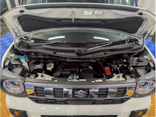 スペーシアギア ハイブリッドＸＺ　ターボ　４ＷＤ■届出済未使用【ガンメタルー　フ・メーカーＯＰ９型ナビ・全方位カメラ・フルセグ・ＢＴ・ＨＵＤ】衝突軽減ブレーキ／車線逸脱警告／追従クルコン／パドルシフト／両パワスラ／ソナー／電動パーキング／ＬＥＤオートライト／ルーフレール／取説（35枚目）