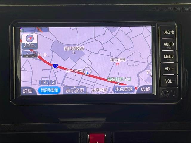 タンク G S 純正メモリナビ CD/Bluetooth/ワンセグ バックカメラ 両側パワースライドドア クルーズコントロール 衝突軽減システム アイドリングストップ オートライト プッシュスタート ドアバイザー(4枚目)