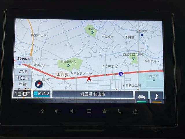 ソリオ ハイブリッドMZ 純正9型ナビ 全方位カメラ ビルトインETC 両側パワースライドドア シートヒーター 追従式クルーズコントロール コーナーセンサー 衝突被害軽減ブレーキ レーンキープアシスト ヘッドアップディスプレイ(9枚目)