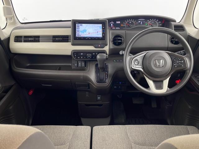 N-BOX L 純正ナビ 地デジフルセグ バックカメラ ETC アダプティブクルーズコントロール 衝突軽減ブレーキ 車線逸脱警報 クリアランスソナー シートヒーター パワースライドドア 純正フロアマット スマートキー(8枚目)