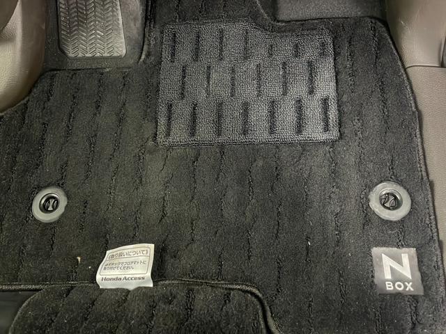 N-BOX L 純正ナビ 地デジフルセグ バックカメラ ETC アダプティブクルーズコントロール 衝突軽減ブレーキ 車線逸脱警報 クリアランスソナー シートヒーター パワースライドドア 純正フロアマット スマートキー(32枚目)