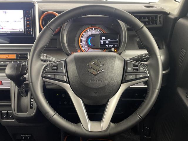 スペーシアギア ハイブリッドＸＺ　純正ナビ　ビルトインＥＴＣ　ドライブレコーダー　前席シートヒーター　両側電動スライドドア　衝突軽減システム　レーダークルーズコントロール　レーンキープアシスト　コーナーセンサー　ＬＥＤヘッドライト（10枚目）