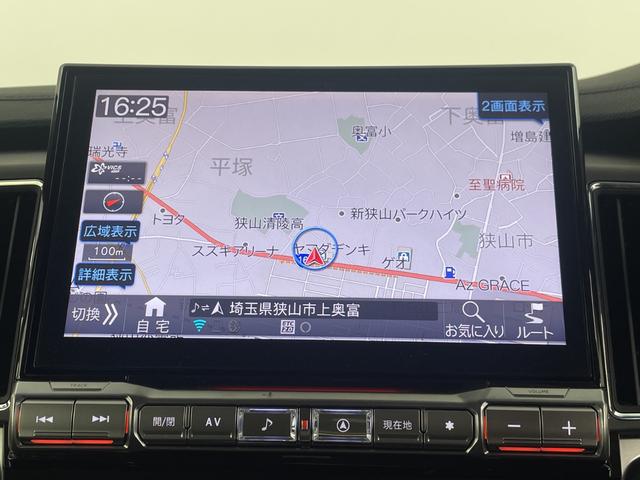 デリカD:5 シャモニー 社外11型ナビ 全方位カメラ ETC レーダークルーズコントロール 衝突軽減ブレーキ 車線逸脱警報 ステアリングヒーター シートヒーター パワーシート 電動リアゲート パドルシフト 純正フロアマット(4枚目)